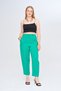 Women's Elastic Waisted Comfortable Fit Solid Color Linen Pants - 4