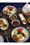 Linear 16 Piece Porcelain Breakfast Set for 6 People - 3