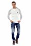 Men's Blue Washed Dark Jeans - 6