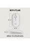 M350s Pebble 2 Bluetooth Kablosuz Sessiz Kompakt Mouse, Beyaz 910-007013 - 9