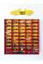 Yellow Red 50's Themed Toy Car Shelf