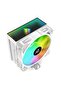 مروحة وحدة المعالجة المركزية AMD/INTEL RGB A40 RGB باللون الأبيض - 4