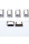 50 قطعة من منافذ شحن USB بـ 18 دبوسًا لهواتف A51 وA71 وA21S وA40S