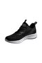 Lace-Up Black-White Sneakers - 4