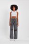 ALEXANDERGARDY SPECIAL COLLECTION WIDE LEG DENIM PANTS WITH RIDED DETAIL (AG-1058G) - 2
