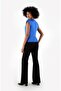 Degaje Yaka Cropped Draped Blouse (B24-00181) - 5