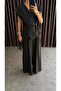Black Tie-Up Vest Suit - 6