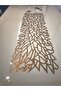1 Piece Runner/100X32Cm/Gold Foil/Imitation Leather/2 Sheets,2 Flower Motifs Gift - 3