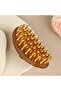 39-Tooth Solid Brass Meridian Brush Wooden Handle Massage Brush Multipurpose Beauty Body Massage ... - 5