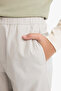100% Cotton Jogger Fit Gabardine Trousers for Boys B6713A826Sm - 4