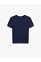 Viscose Fabric Ribbed Slim Fit Short Sleeve Crew Neck Basic T-Shirt - 6