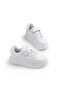 Children's Unisex White Comfortable Fit Striped Velcro Sneaker - 3