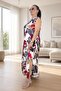 Crew Neck Japanese Style Sleeveless Side Slit Dress Single Button Closure Jacket Plus Size Two-Piece Set - 6