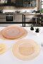 Elisya Glass Supla 2-Pack -Amber | |   Glass Serving Plate Set of 2 Amber Patterned Round Presentation Plate Food Cake Breakfast Dessert Serving Tableware Decorative Plate Set Supla Plate - 3