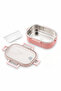 Smile Life 980 ml 304 Stainless Steel Lunch Box – with Removable Divider, Locks on 4 Sides - 2