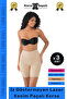 # Corset Non-Marking Anti-Slip Gathering and Firming Laser Cut Long Corset - 3 Pieces