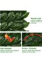 50x300cm green 20x118in/50x300cm Artificial Ivy Privacy Fence Wall Screen, Faux Greenery Backdrop Iv - 2