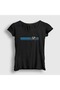 Women's Black Stripes Bike Gift Bicycle T-Shirt 614323Tt