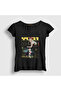 Women's Black Yuqi I Dle Gidle T-Shirt 600373Tt