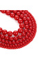 6mm approx 60pcs Red Coral Stone Beads Round Loose Spacer Beads for Jewelry Making DIY Charms Bracel - 4