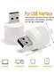 1Pc Mini USB Night Light, Warm , Eye Protection for Reading. LED Lamp for PC & Power Bank. - 5