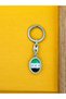 3 Stars Free Syria Flag Keychain Green White Round Black Syria Flag - 2
