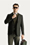 6 Drop Regular Fit Standard Cut Wool Classic Patterned Jacket - 2