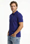 Polo Neck Regular Fit Embroidered Cotton T-Shirt