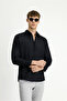 Long Sleeve Slim Fit Slim Fit Non Iron Satin Cotton Shirt - 3