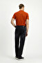 Regular Fit Standard Cut Lycra Denim Trousers - 5