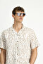 Short Sleeve Regular Fit Cotton Sports Printed Shirt - 4