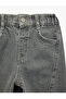 Cotton Regular Waist Oversize Barrel Denim Trousers - 7