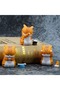 1PCS Random 1Pc mini cat blind box angry orange cat cute character ornaments mysterious box office d - 2