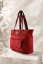 Daily Water Repellent Bag - Laptop Compartment, Quilted Detail, Multi-Pockets, Bottle Compartment, Suitcase Attachment - 2