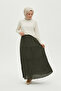 Women's Folded Summer Gypsy Skirt with Elastic Waist