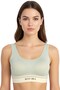 Women's Green Laser Cut Bralet Bra