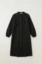 Black 100% Cotton Muslin Fabric Zippered Long Hijab Women's Tunic - Compatible for Hajj, Umrah, and Daily Use - 7