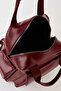 Women's Swan Burgundy Multi-Pocket Zippered & Flap Adjustable Strap Travel & Daily Backpack - 5
