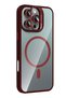 Gldisptm iPhone 16 Pro Max Cover with Remim Lens and Magsafe Stand (24007) - Burgundy - 2