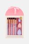 8 Pieces Make Up Brush And Blenders Set , Pink