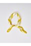Wildflower Motif Scarf Yellow-Optical White - 3