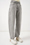 Women's High Waist Jeans 30081 - Gray - 4