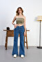 Women's High Waist Stretchy Flared Pants - 5