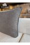 1 Piece of Cover - Large Back Cushion Pillow Cover with Zipper-Teddy Fabric Tubular Model - 2