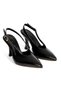 Kadupul Women's Open Back Pointed Toe Heeled Shoes B4571 - 2
