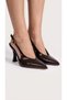 Kadupul Women's Open Back Pointed Toe Heeled Shoes B4571