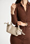 Minimal Knot Detailed Crossbody Wallet Mini Size Hand and Shoulder Bag with Accessories (Length 13 cm Width 23 cm)