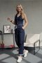 Layal My Beauty Jeans Trousers with Vest and Belt, Detailed Jeans Overalls with Tie-Up Detail, New Season