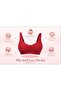 Women's Bra C Cup Soft PolyCotton Non-Padded Anti-Sag Seamless Double Layered Molded Cups Lift-up Wire-free Plus Size - 2