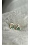 Floral Patterned Pearl Tipped Vintage Model Design Earrings - 2